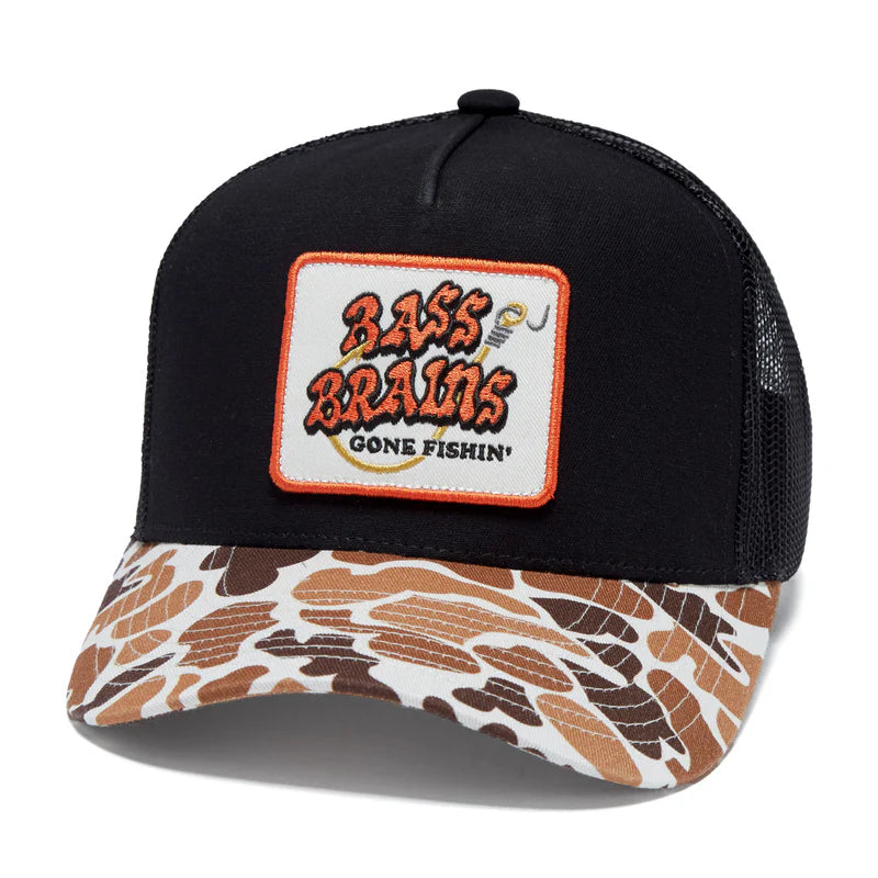 Brixton - Bass Brains Hat ~ Camo/Black