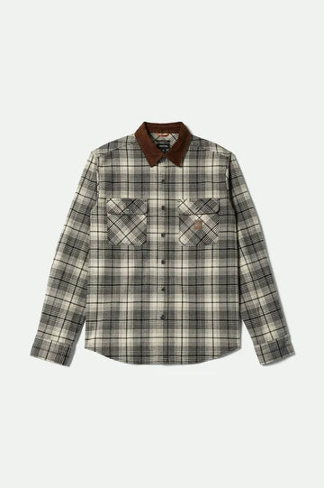 Brixton - Builders Performance Flannel ~ White