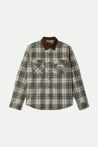 Brixton - Builders Performance Flannel ~ White