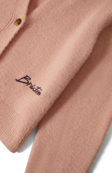 Brixton - W Town Cardigan Mellow Rose