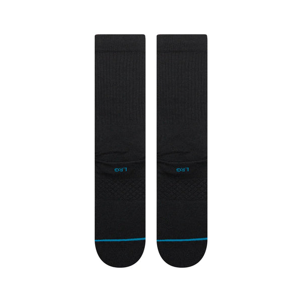 Stance - Bones 3 Crew Socks Black