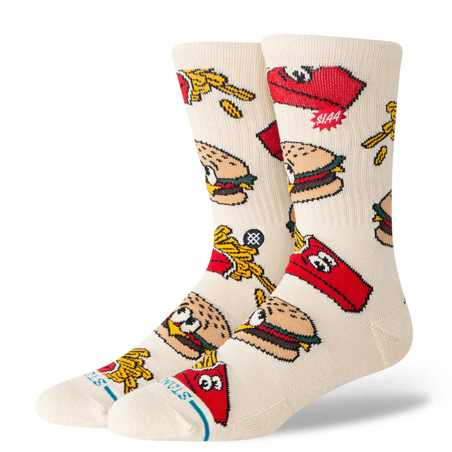 Stance - Combo Meal Crew Socks Tan