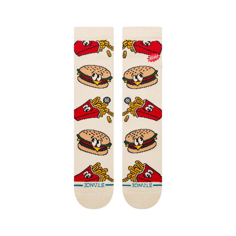 Stance - Combo Meal Crew Socks Tan