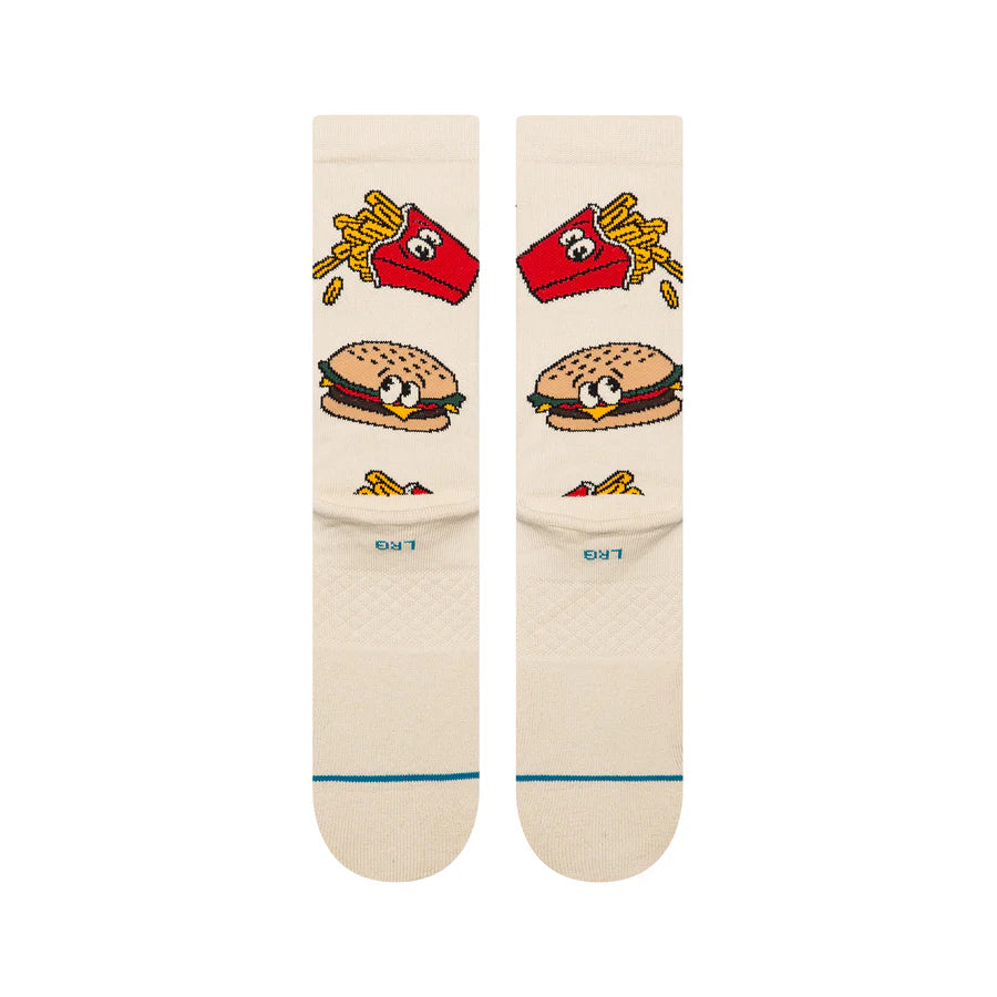 Stance - Combo Meal Crew Socks Tan