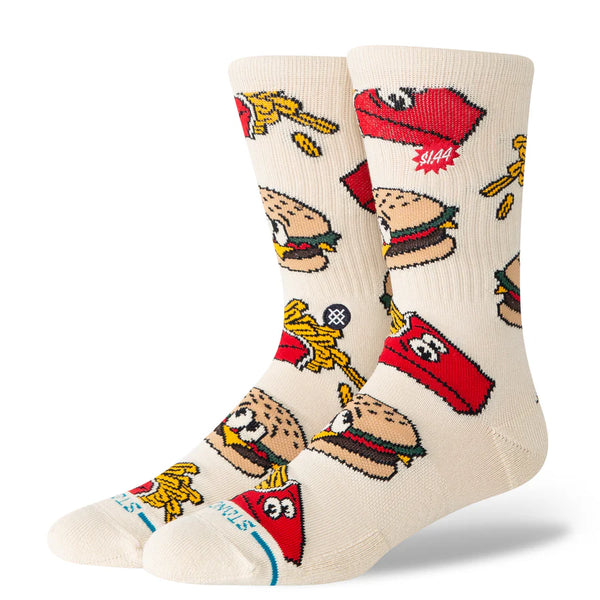 Stance - Combo Meal Crew Socks Tan