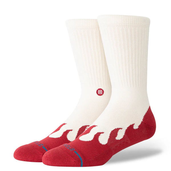 Stance - Heating Up Crew Socks Red