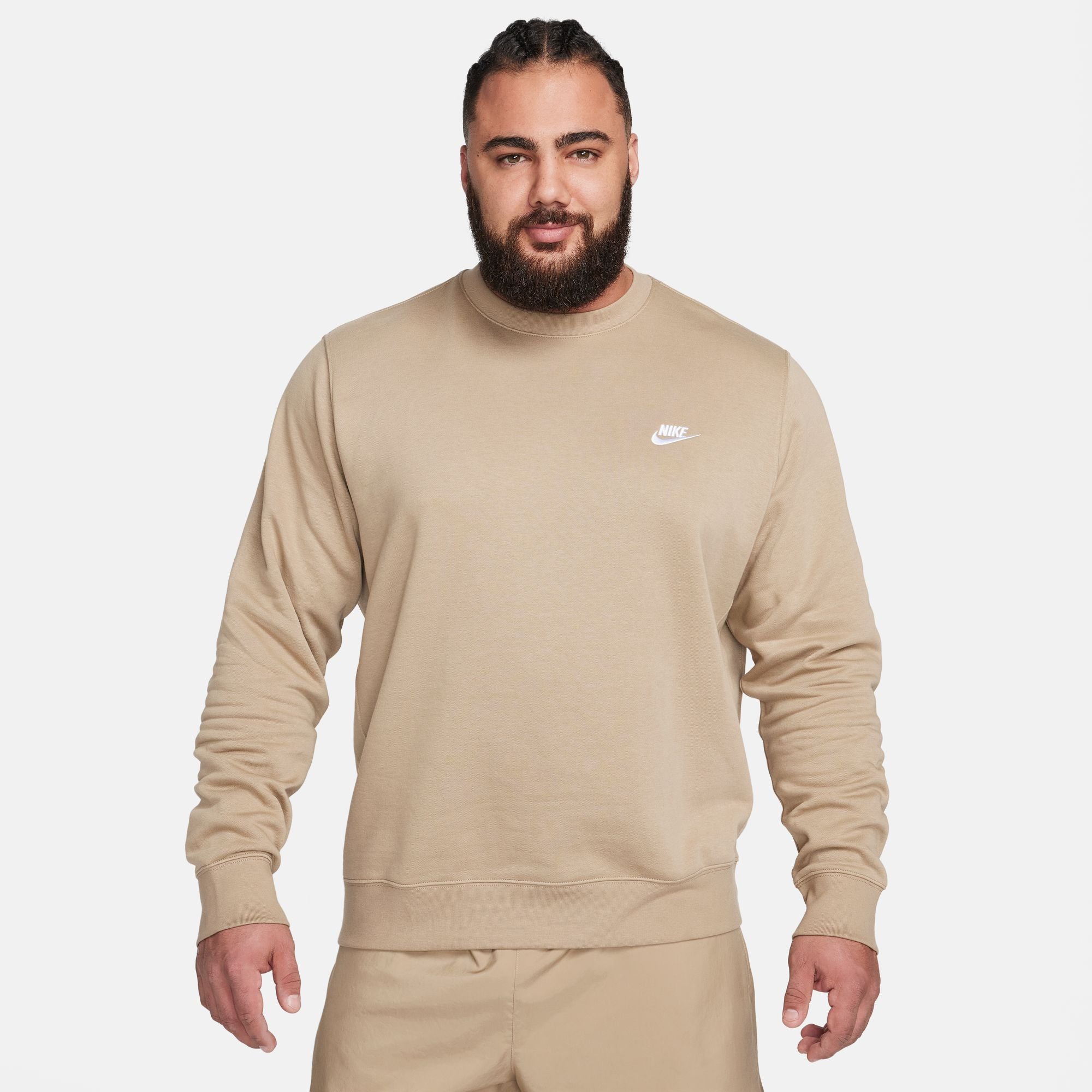 Beige nike sweatshirt best sale