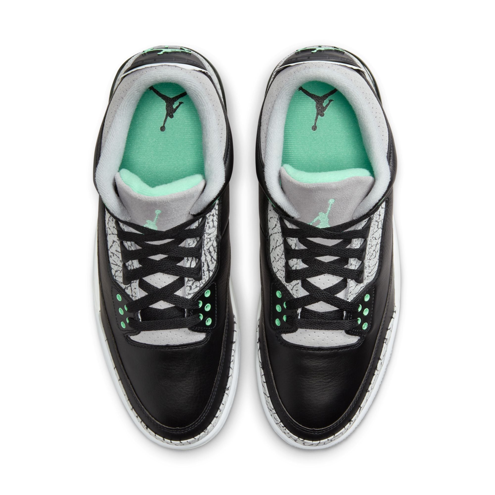 Green and grey jordan 3 online