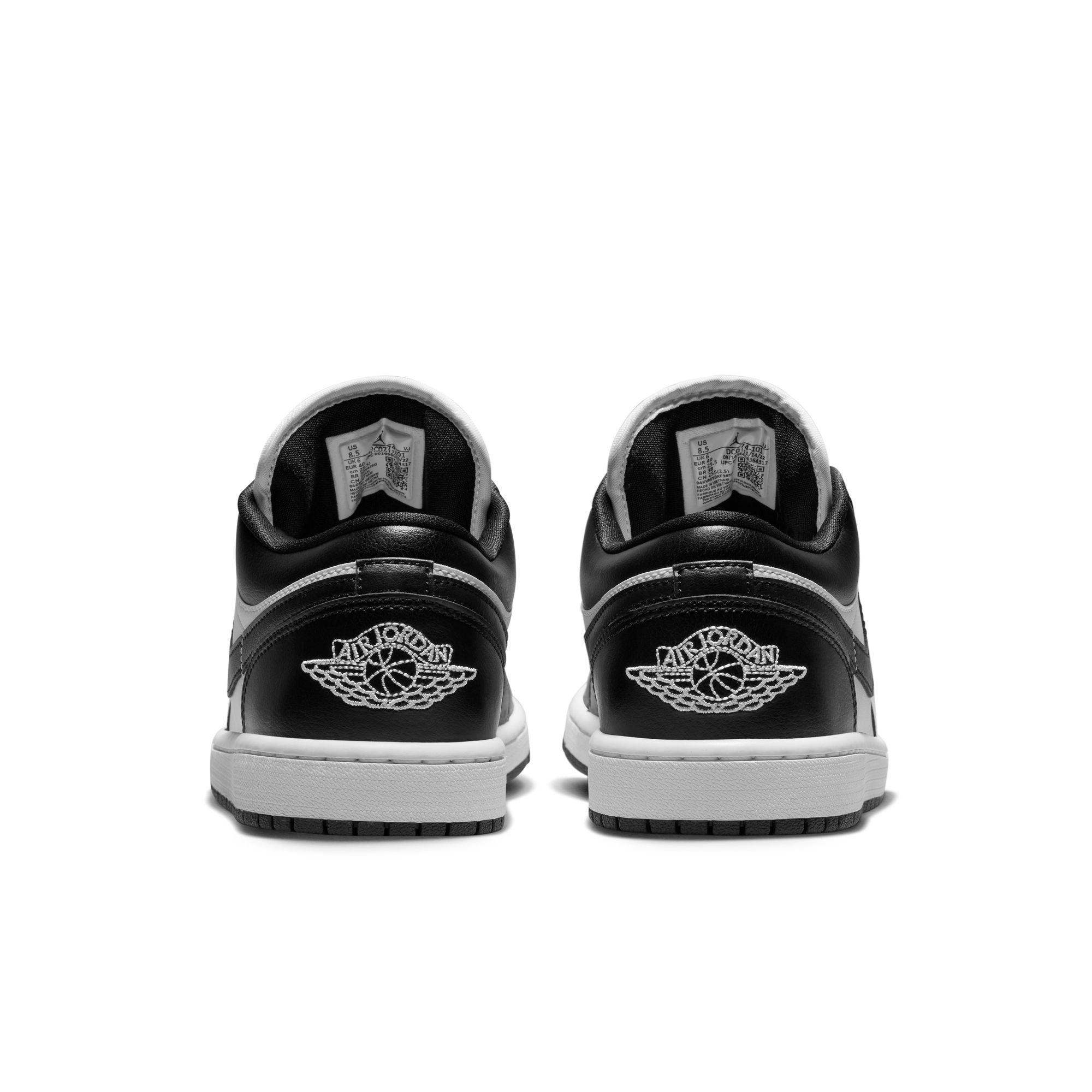 air jordan 1 low white black