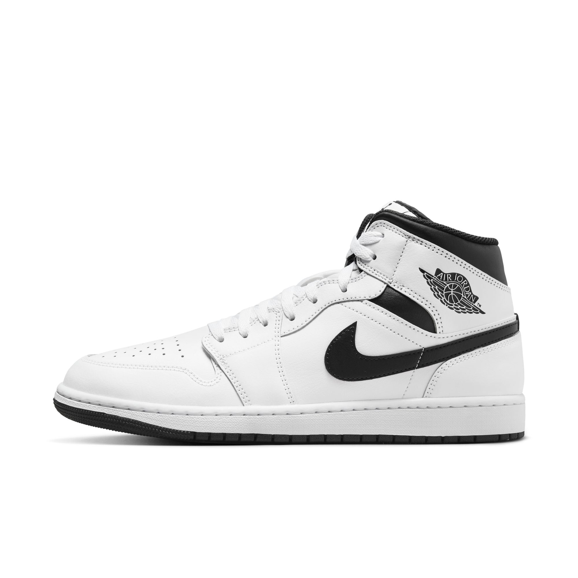 Nike Air Jordan 1 Mid White Black FLAVOUR 99