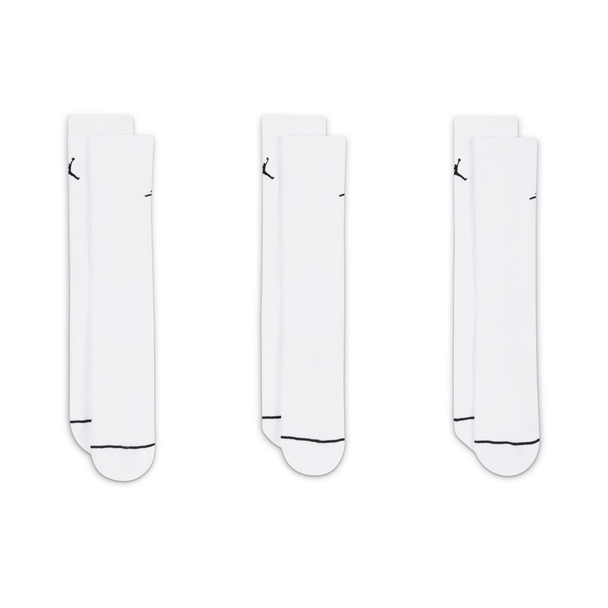 Nike - Jordan Crew Socks (3 Pairs) White