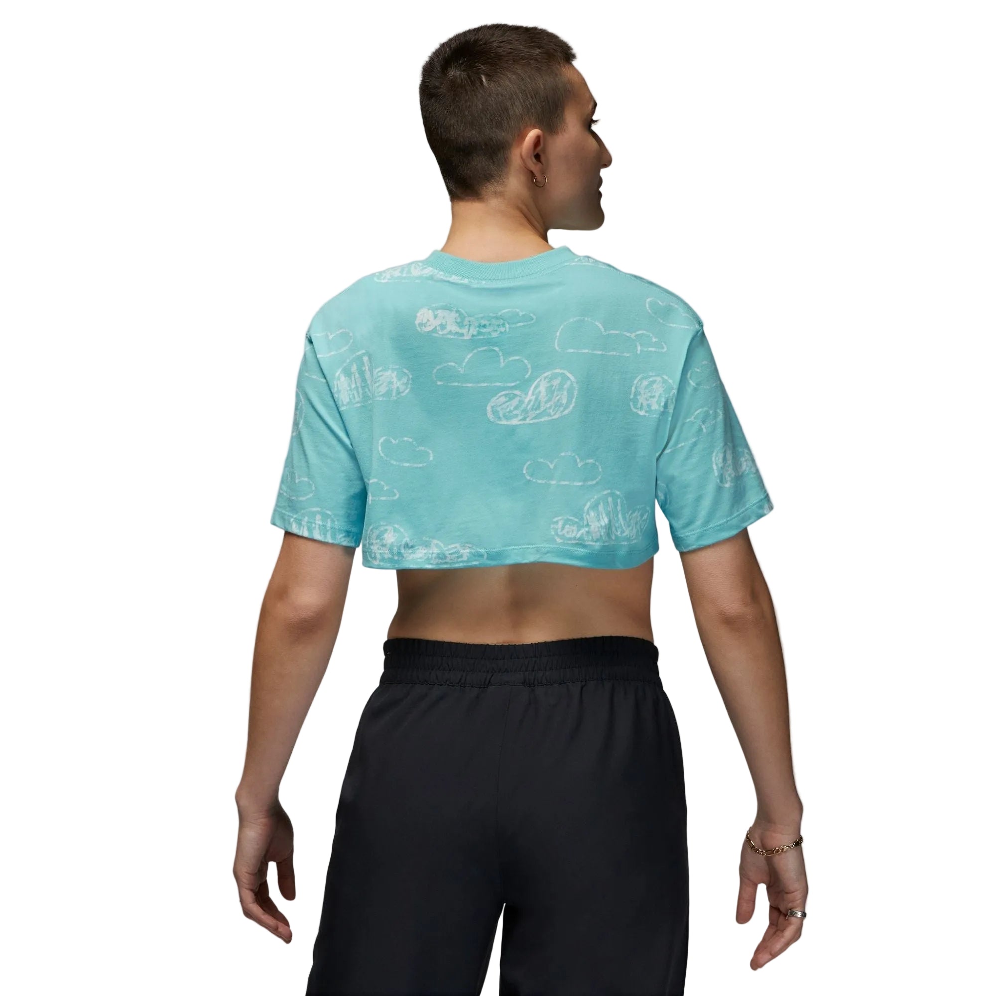 Nike - W Jordan Cropped T-Shirt Aqua