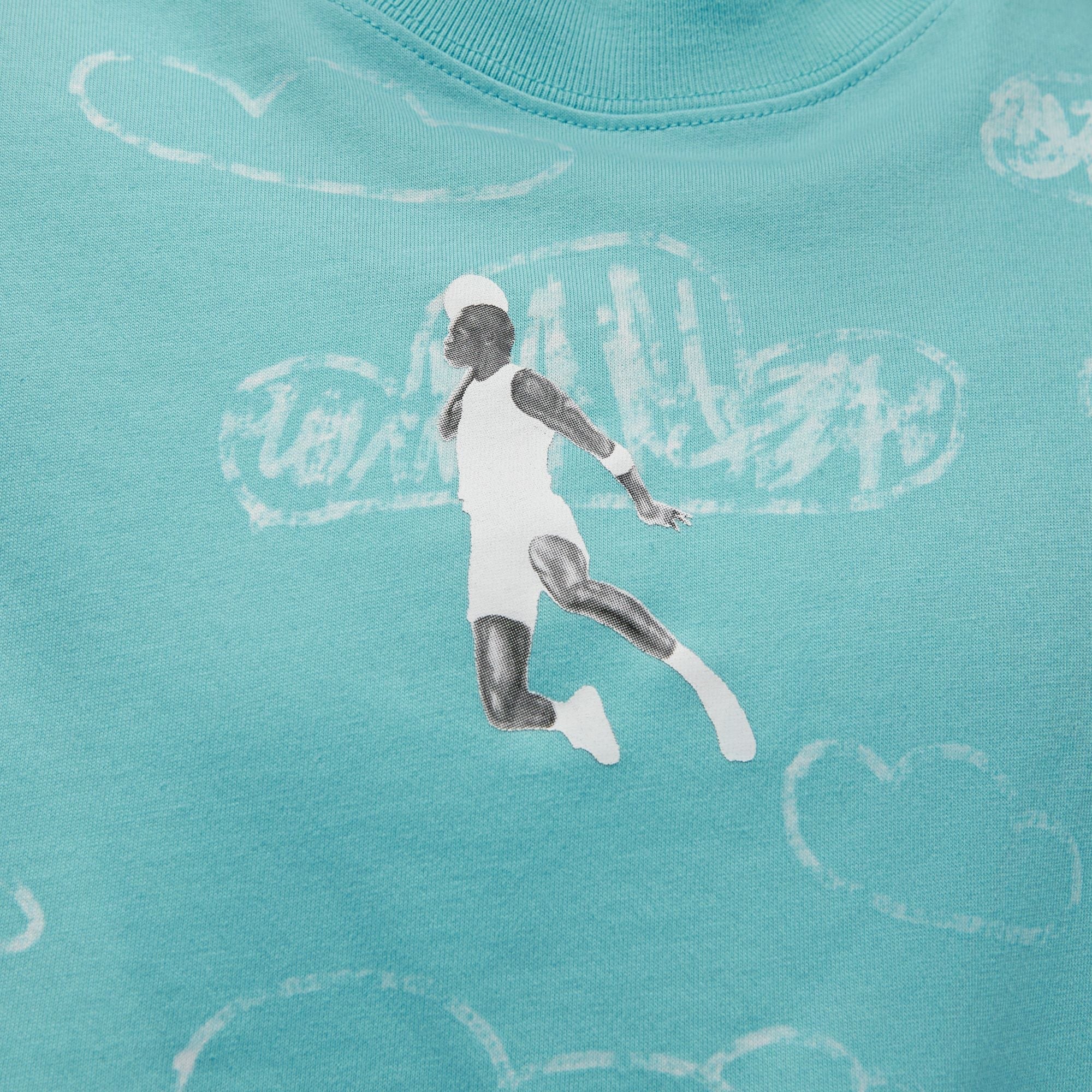 Nike - W Jordan Cropped T-Shirt Aqua