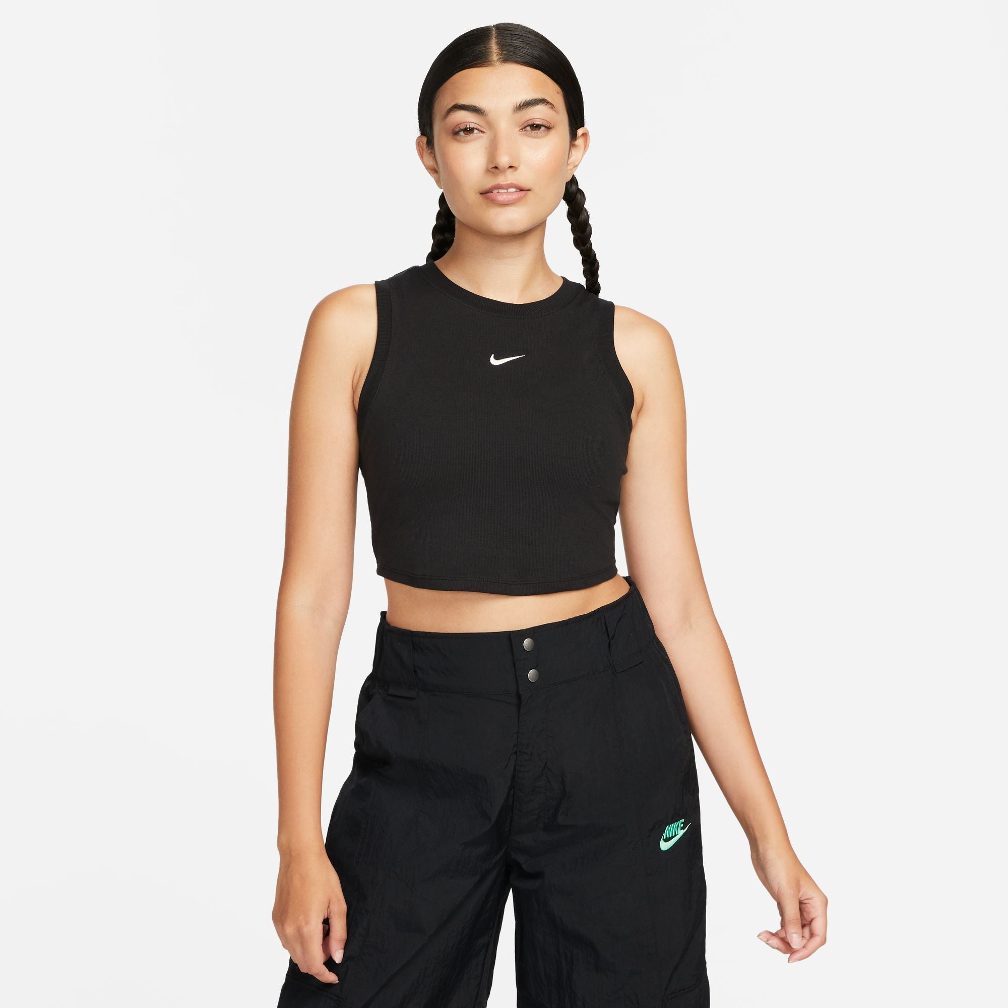 Nike - W Chill Knit Mini Rib Tank Top Black