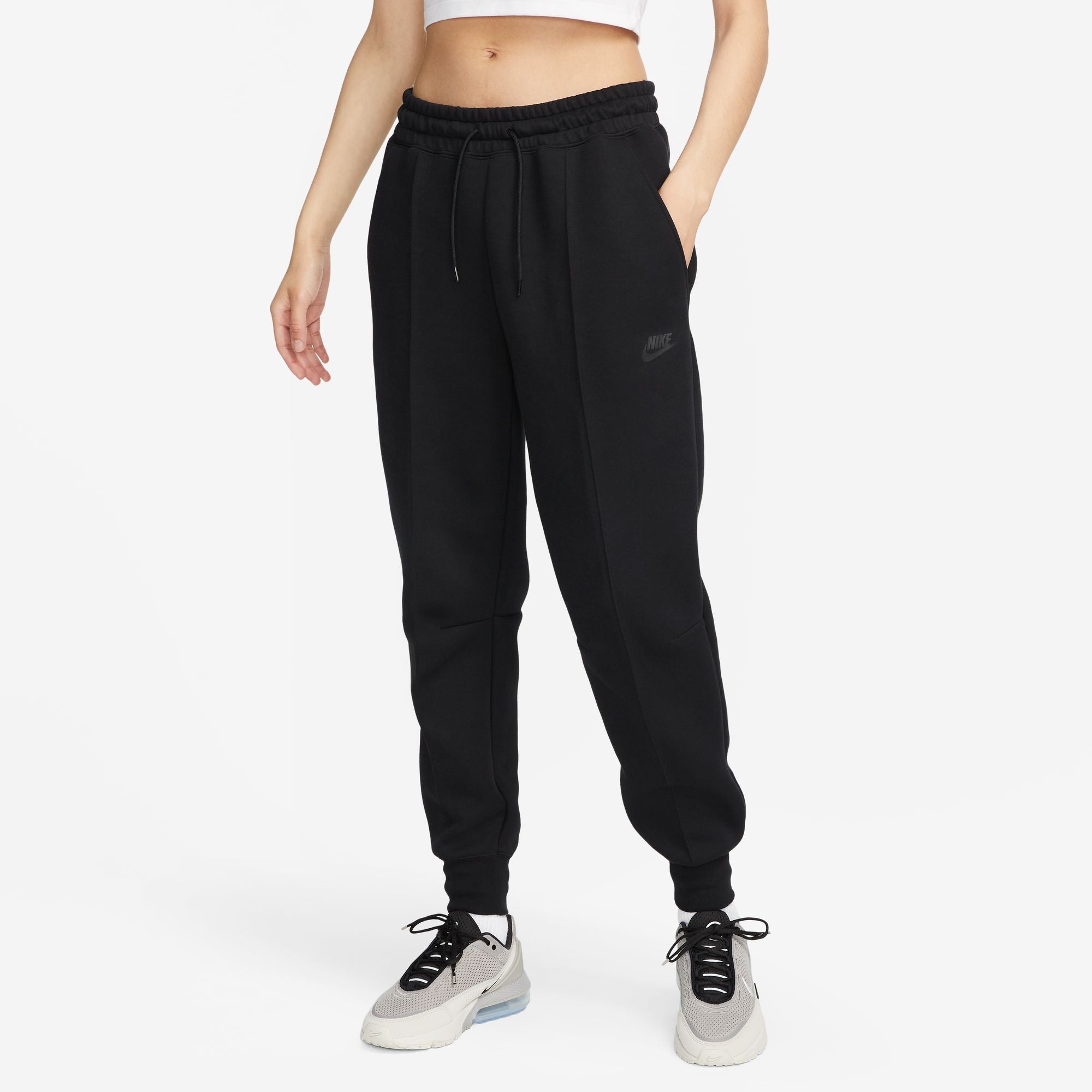 Nike W Tech Fleece Mid Rise Joggers Black FLAVOUR 99