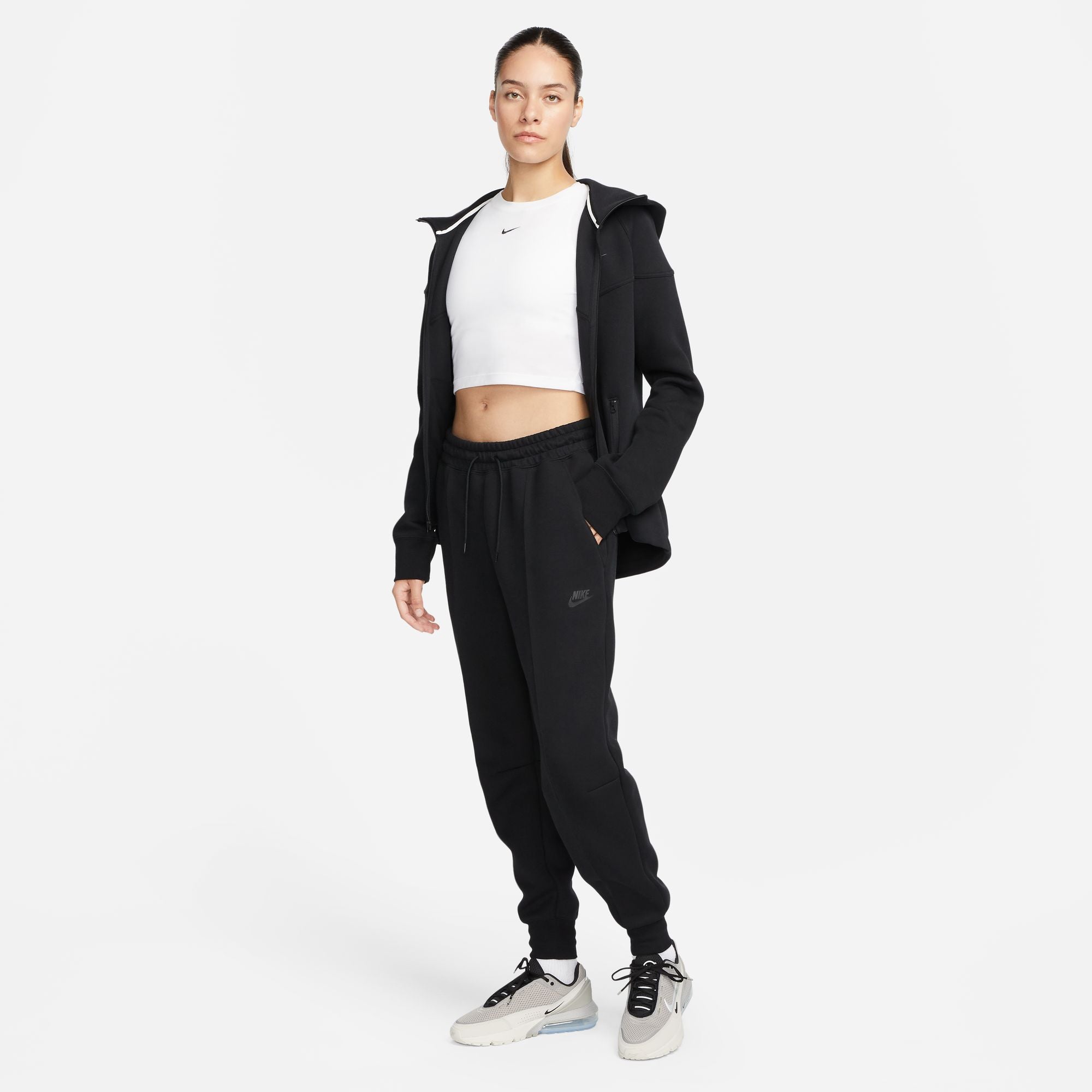 Nike - W Tech Fleece Mid-Rise Joggers ~ Black