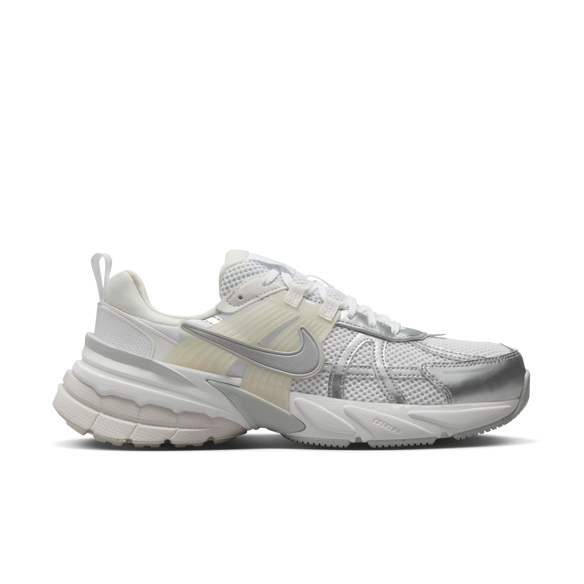 Nike - W V2K Run White/Metallic Silver