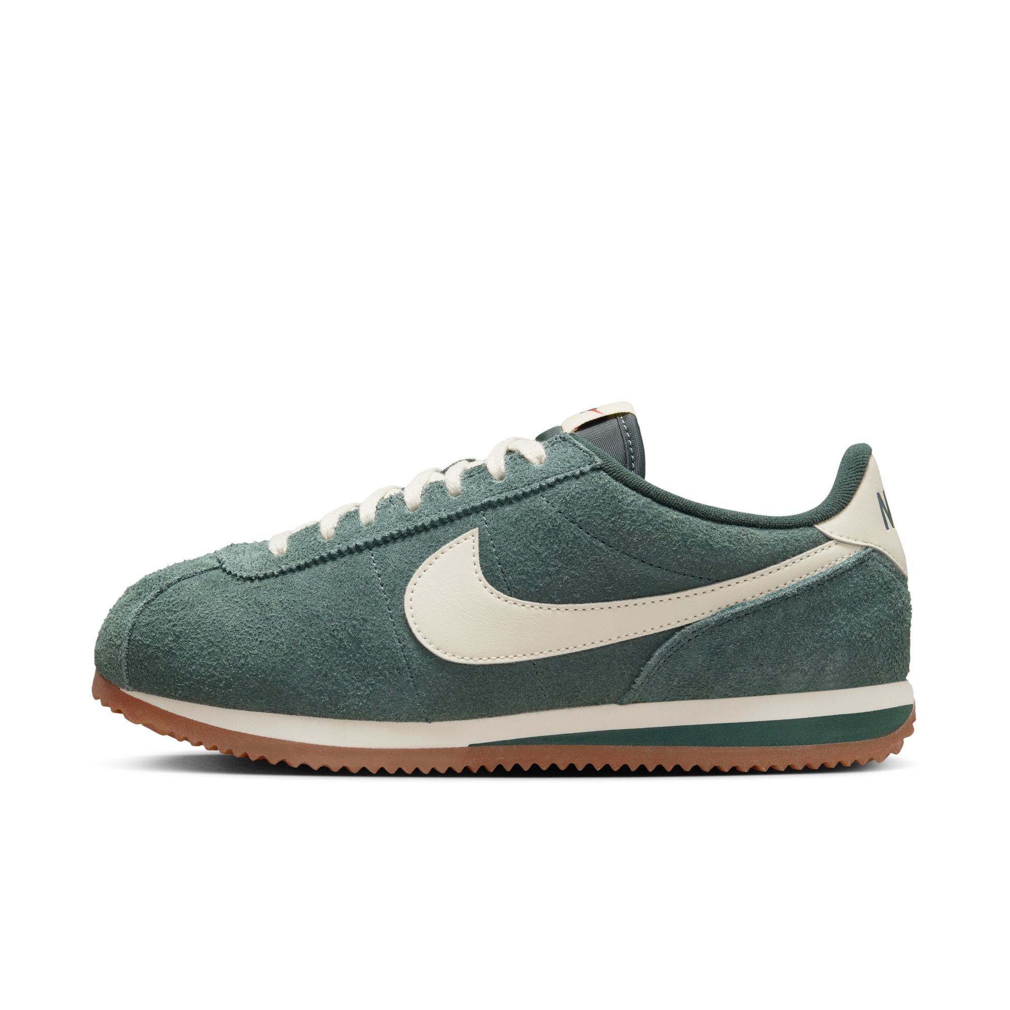 Green suede nike on sale