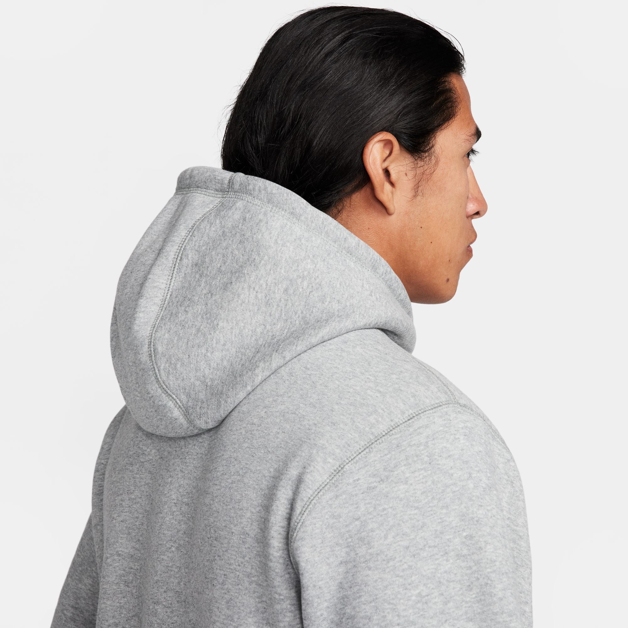 ◇NASTY FANCY CLUB◇ Puff Round Scarf Hoodie MELANGE GRAYF25 FANCY CLUB | PUFF ROUND SCARF HOODIE (BLACK) - 스타일리시한