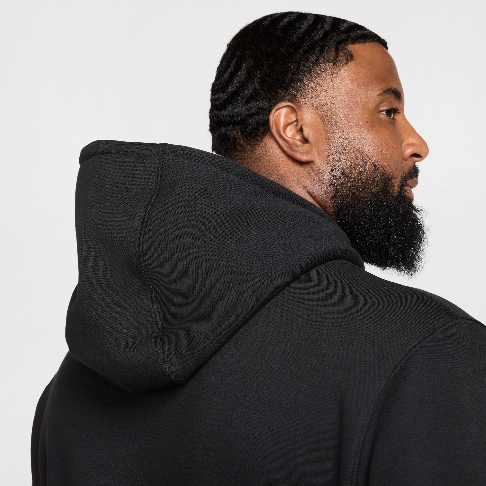 Nike - Club Fleece Hoodie Black-4