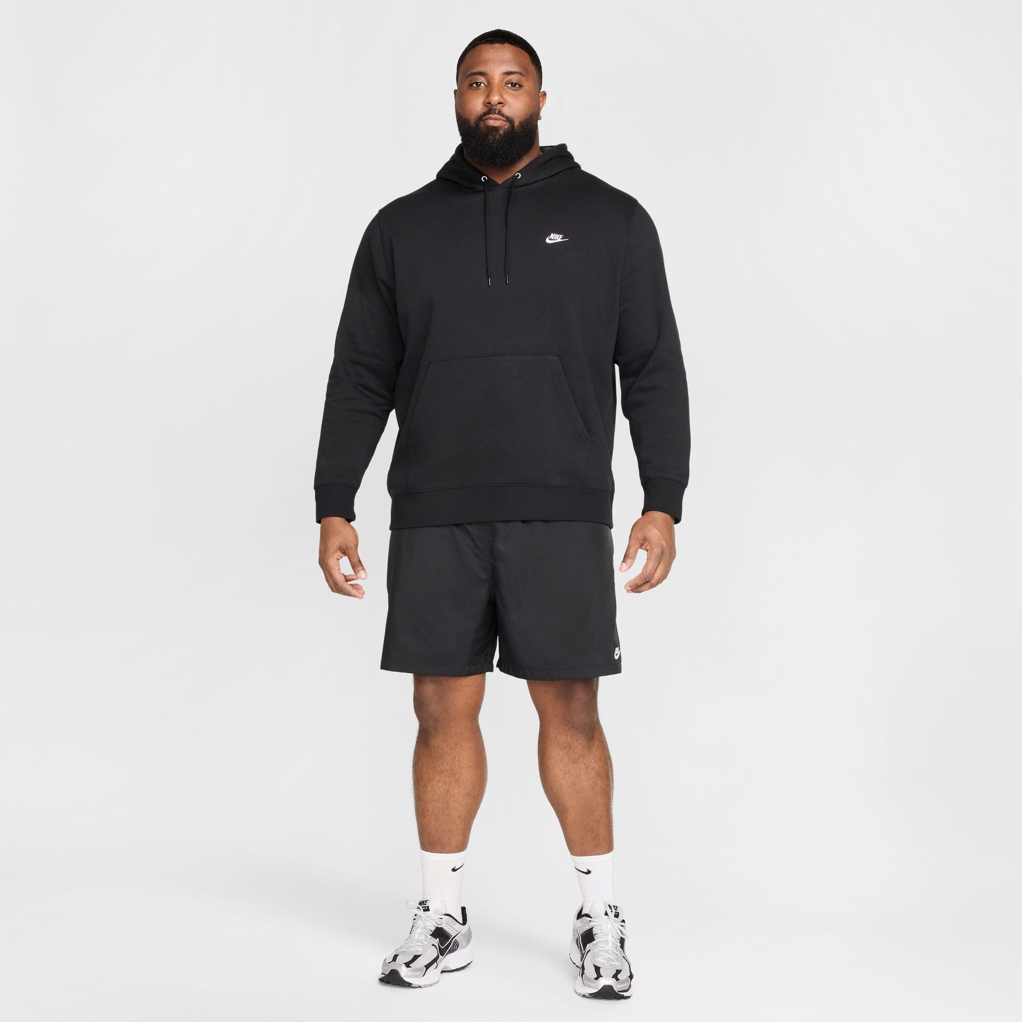 Nike - Club Fleece Hoodie Black-1