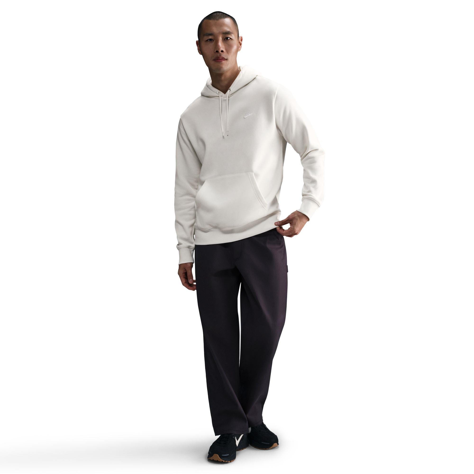 Nike - Club Pullover Fleece Hoodie ~ White