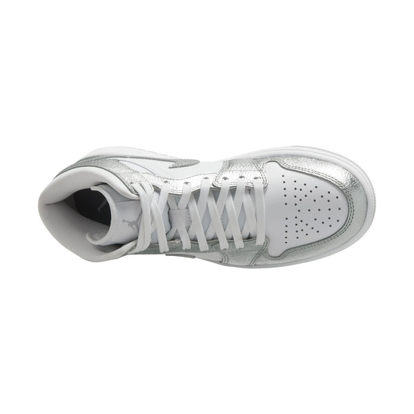 Nike - W Air Jordan 1 Mid SE ~ Crinkled Silver