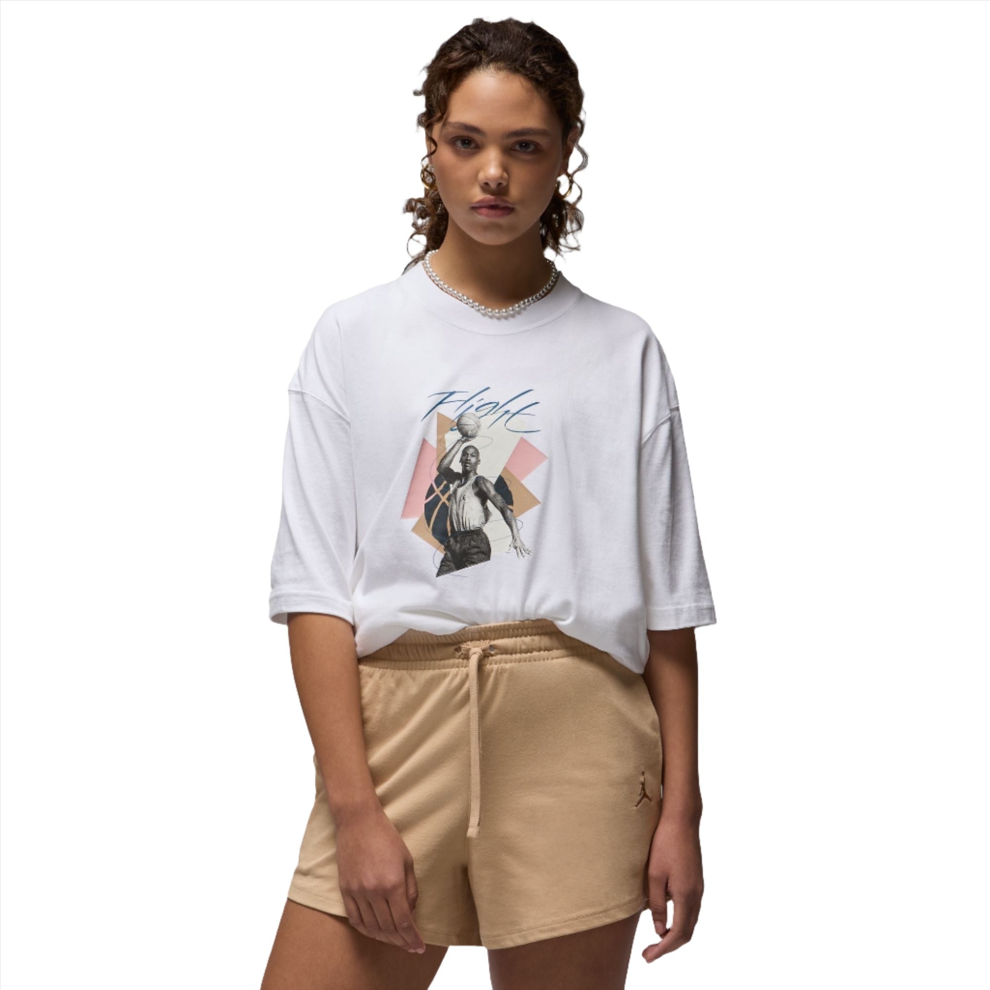 Nike - W Jordan Oversized Graphic T-Shirt White