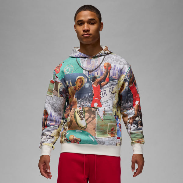 Nike - Jordan Brooklyn Fleece Pullover Printed Hoodie