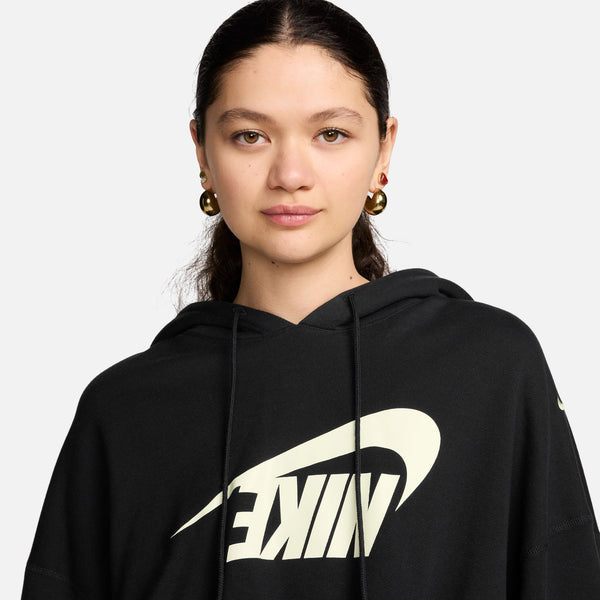 Nike - W Oversized Cropped Hoodie ~ Black