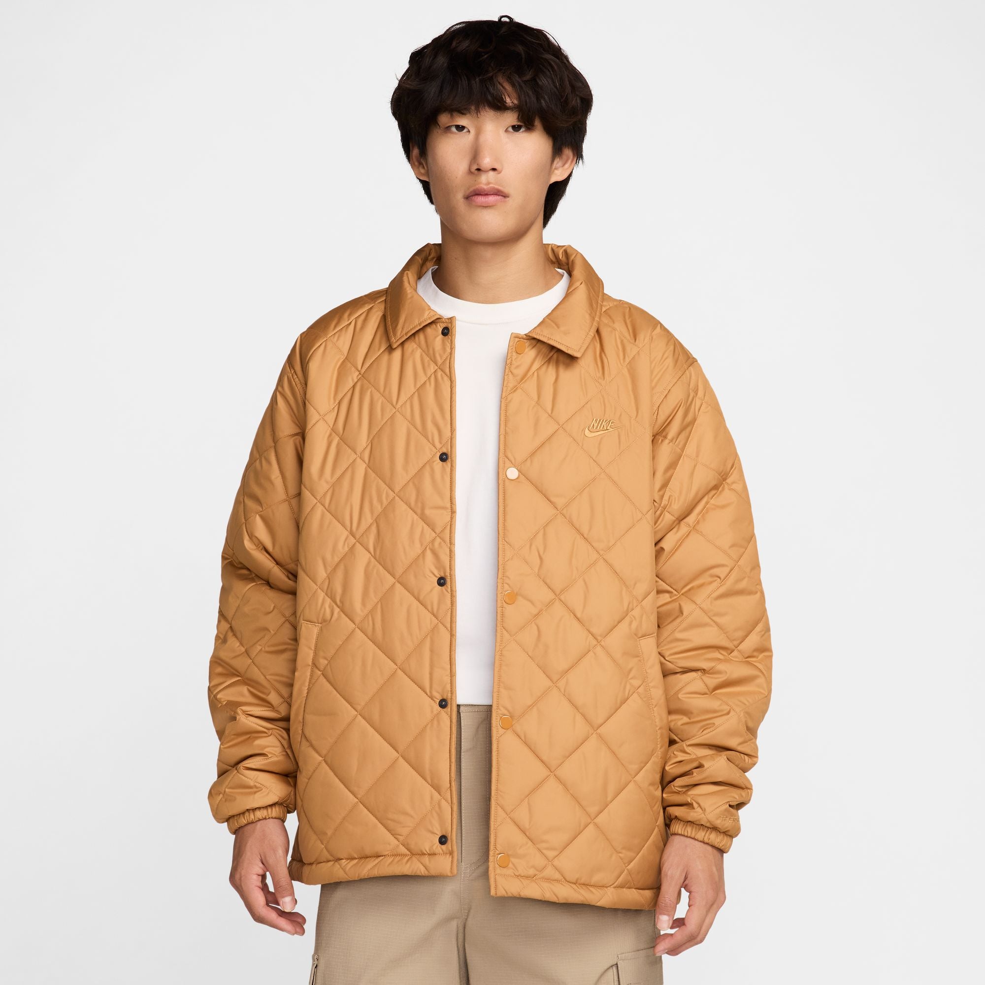 Nike - Club Quilted Jacket Brown