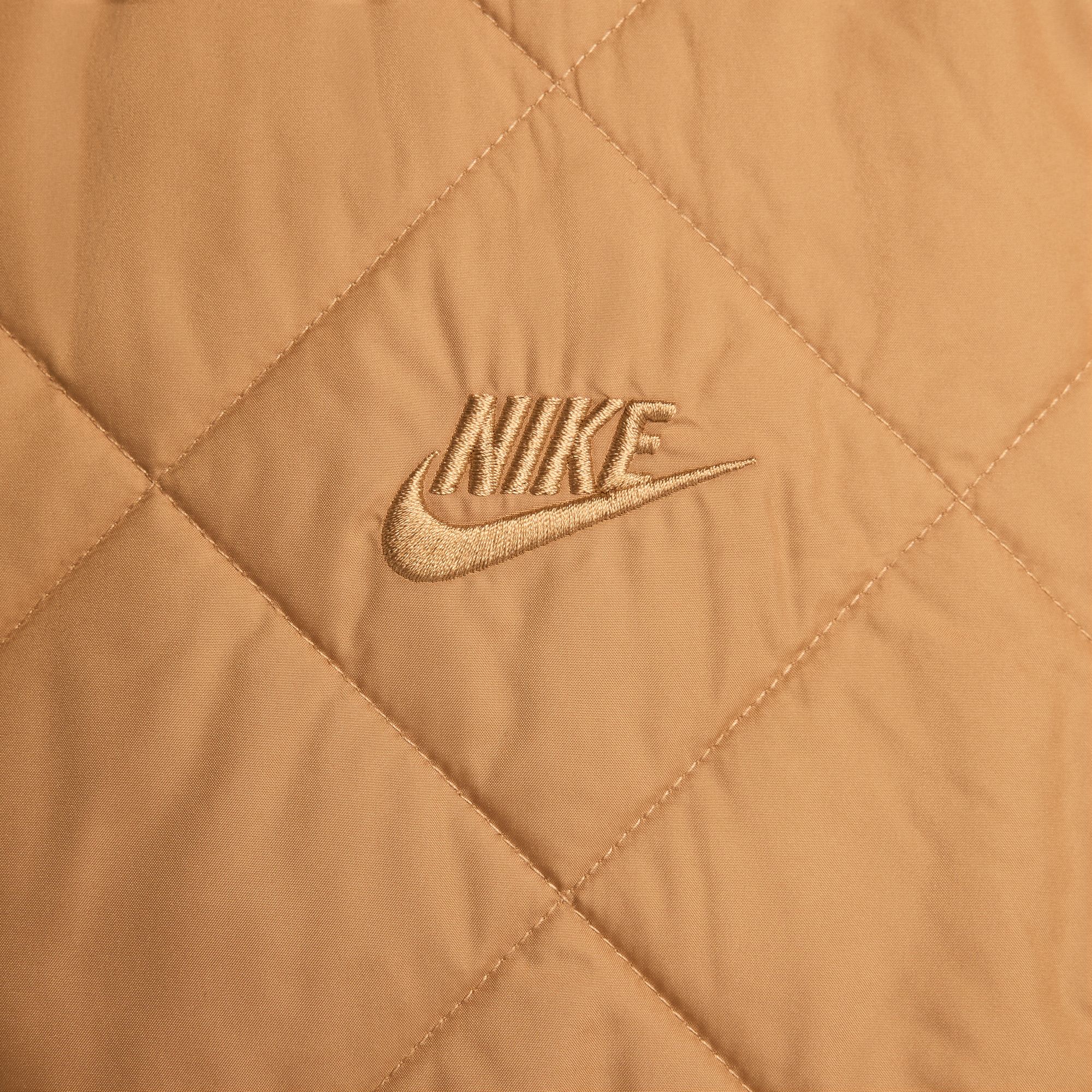 Nike - Club Quilted Jacket Brown