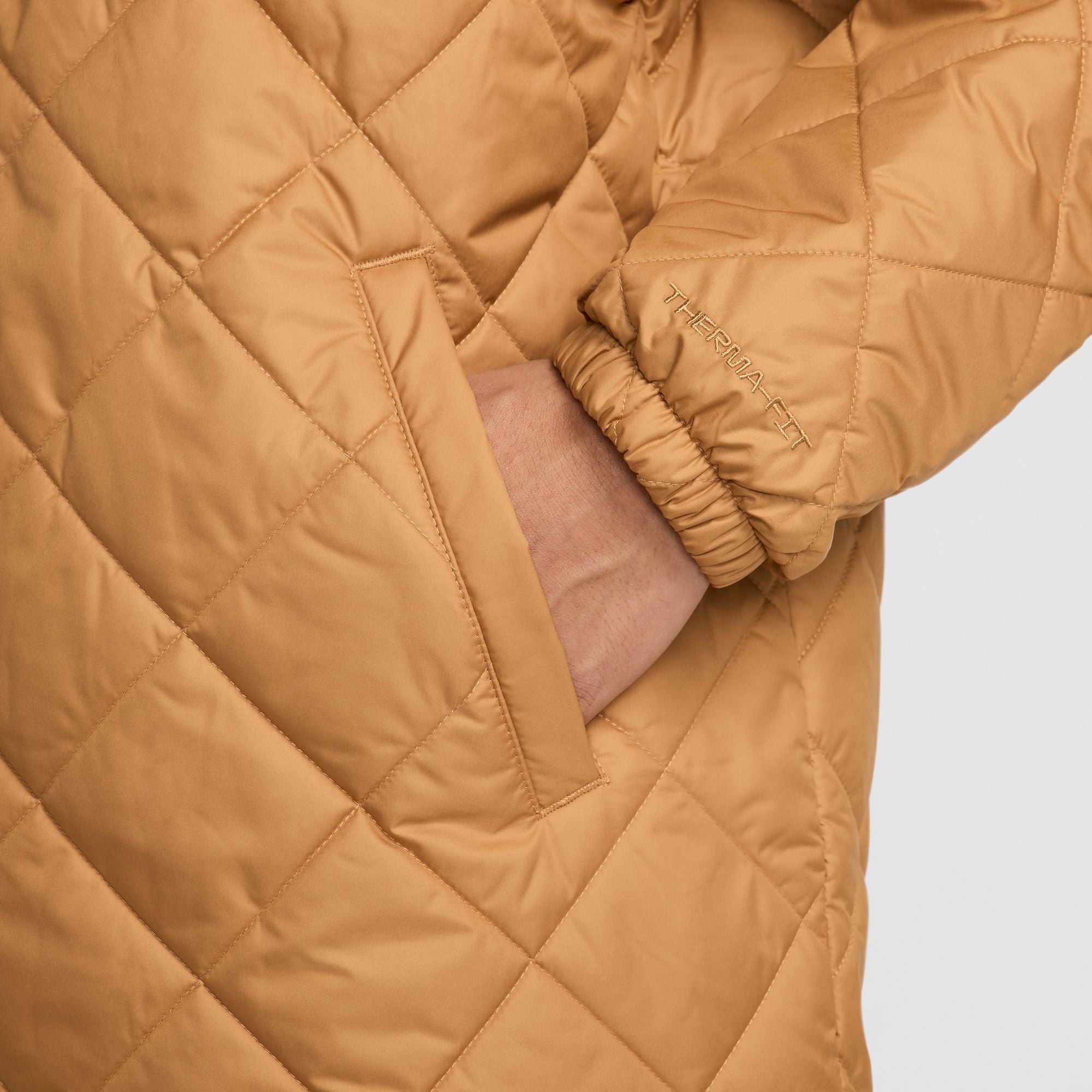 Nike - Club Quilted Jacket Brown