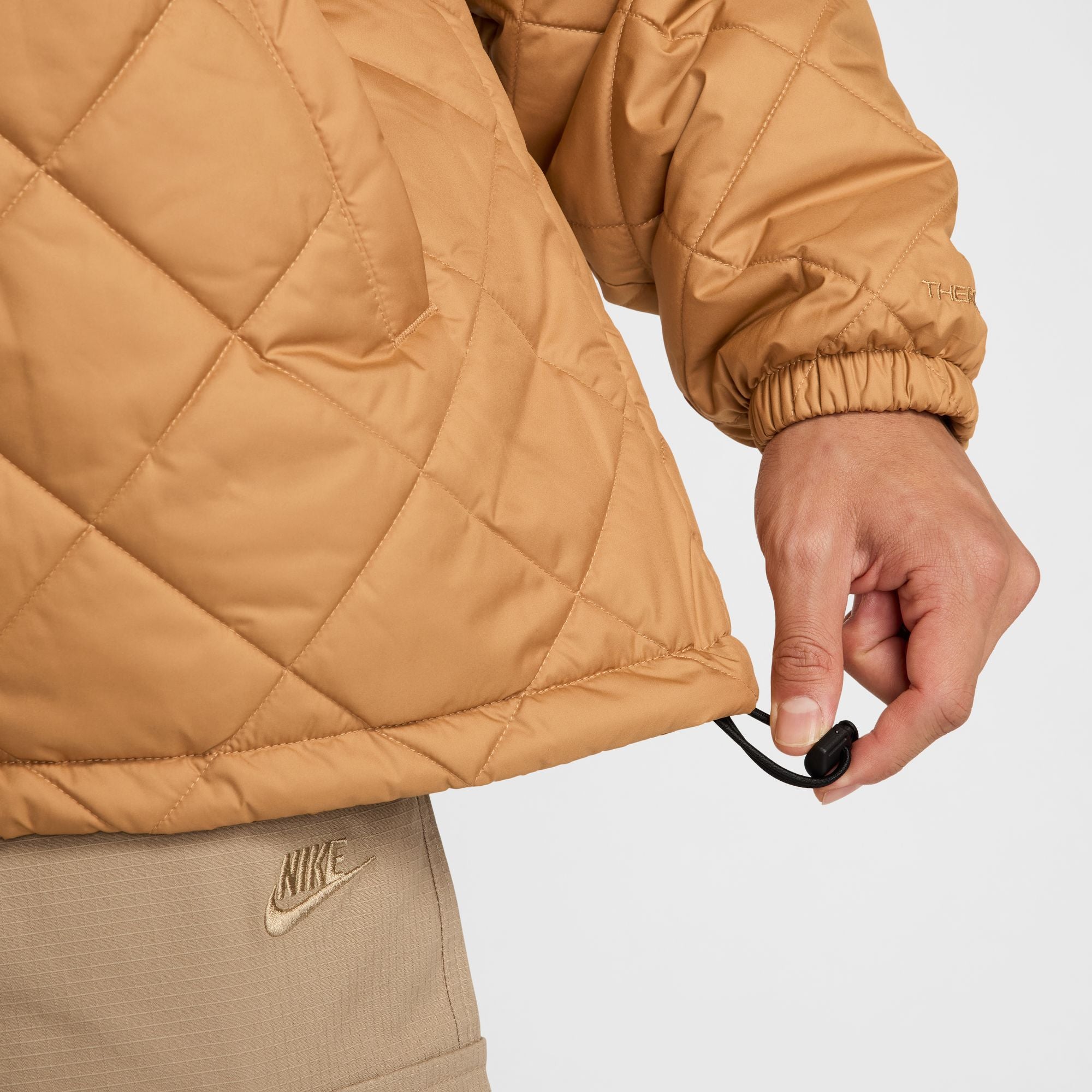 Nike - Club Quilted Jacket Brown