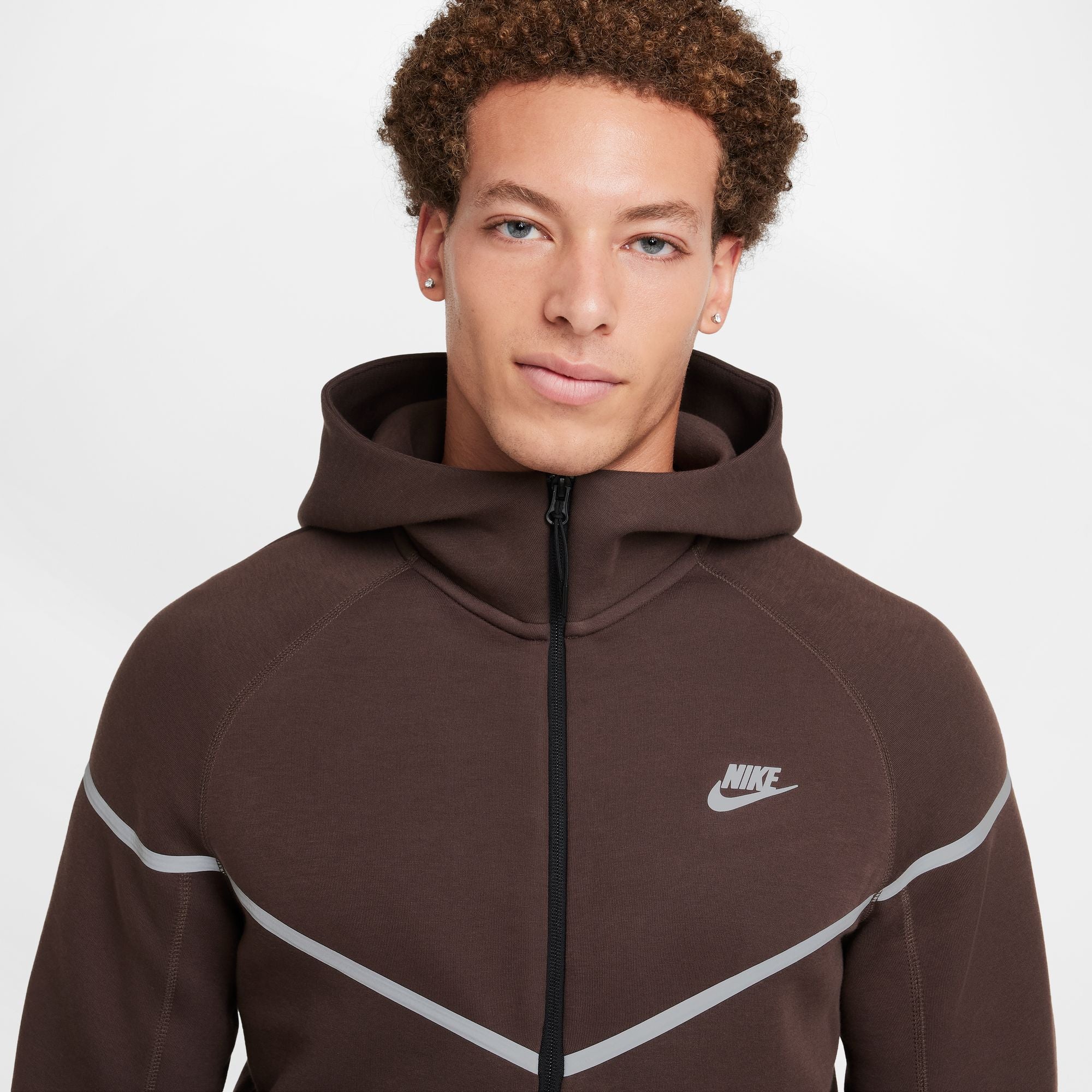 Nike - Tech Windrunner Full-Zip Jacket Brown