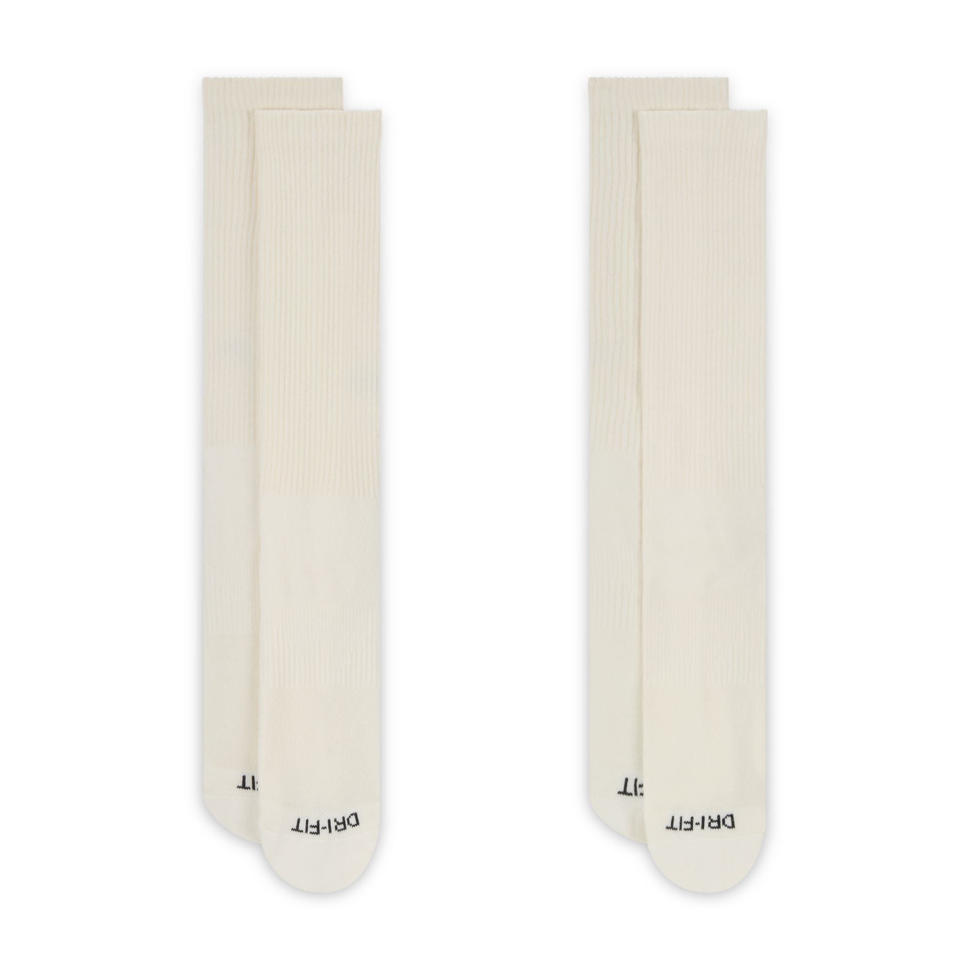 Nike - Everyday Crew Socks (2 Pairs) Beige