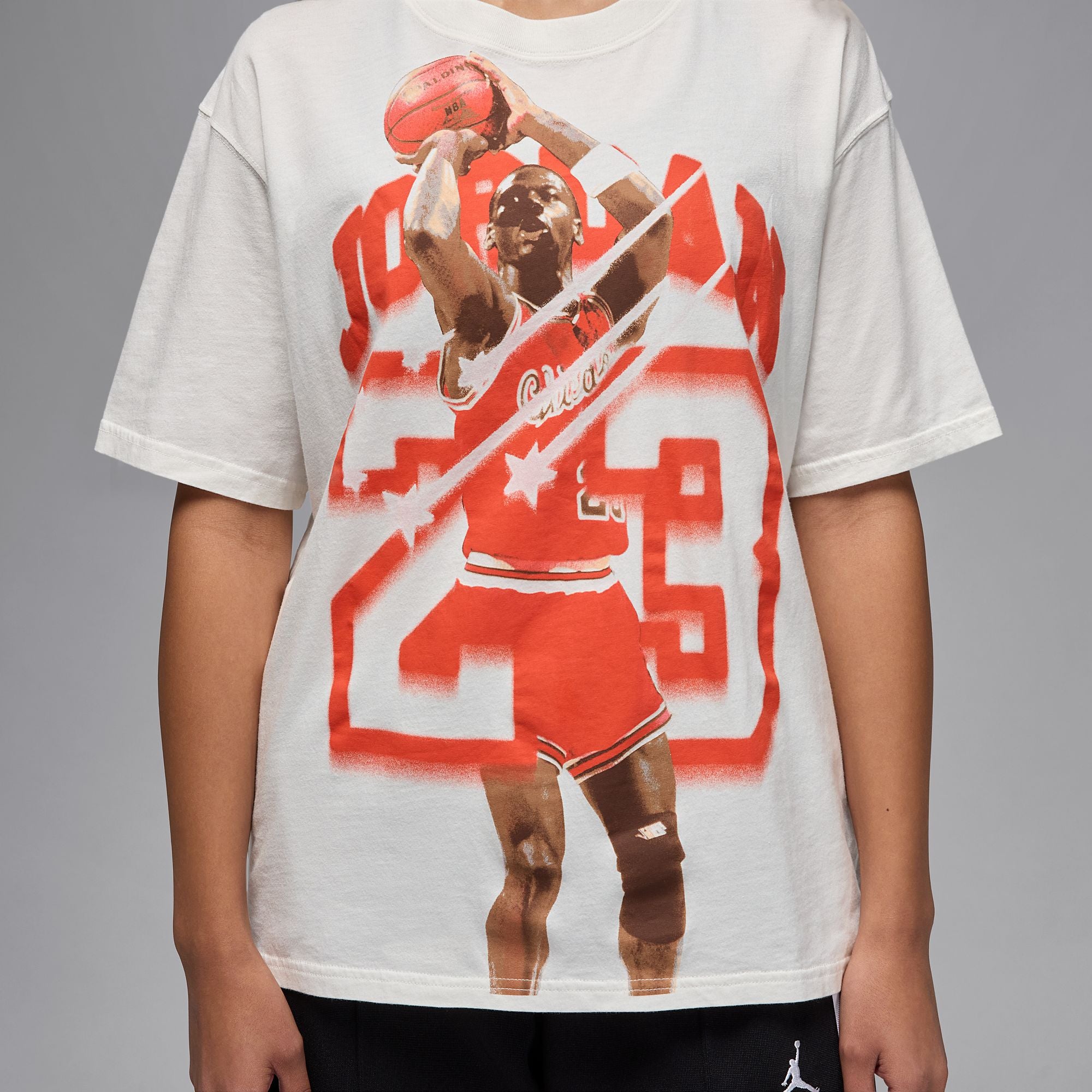 Nike - W Jordan Graphic T-Shirt White/Orange