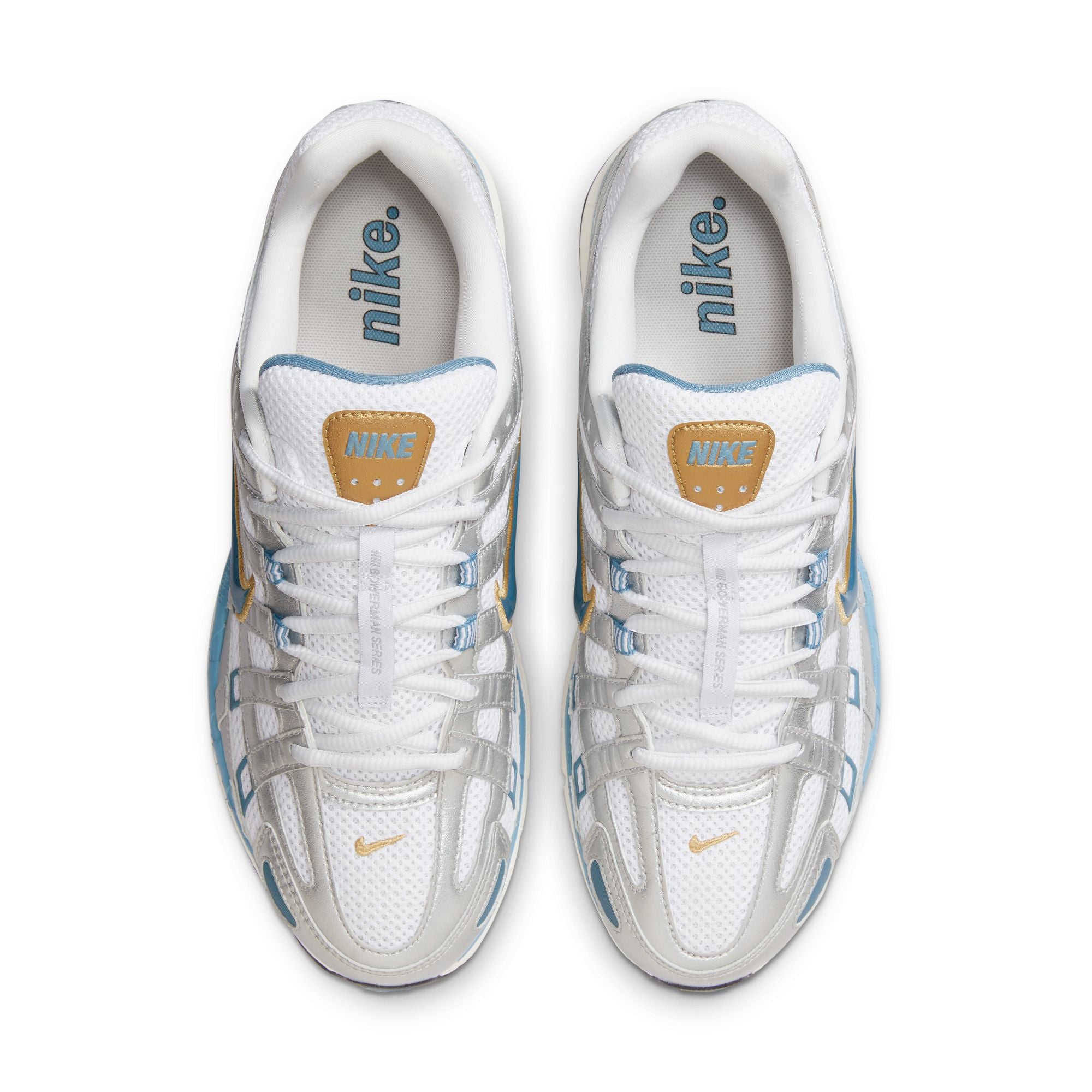 Nike- P-6000 Metallic Silver/Blue/Gold