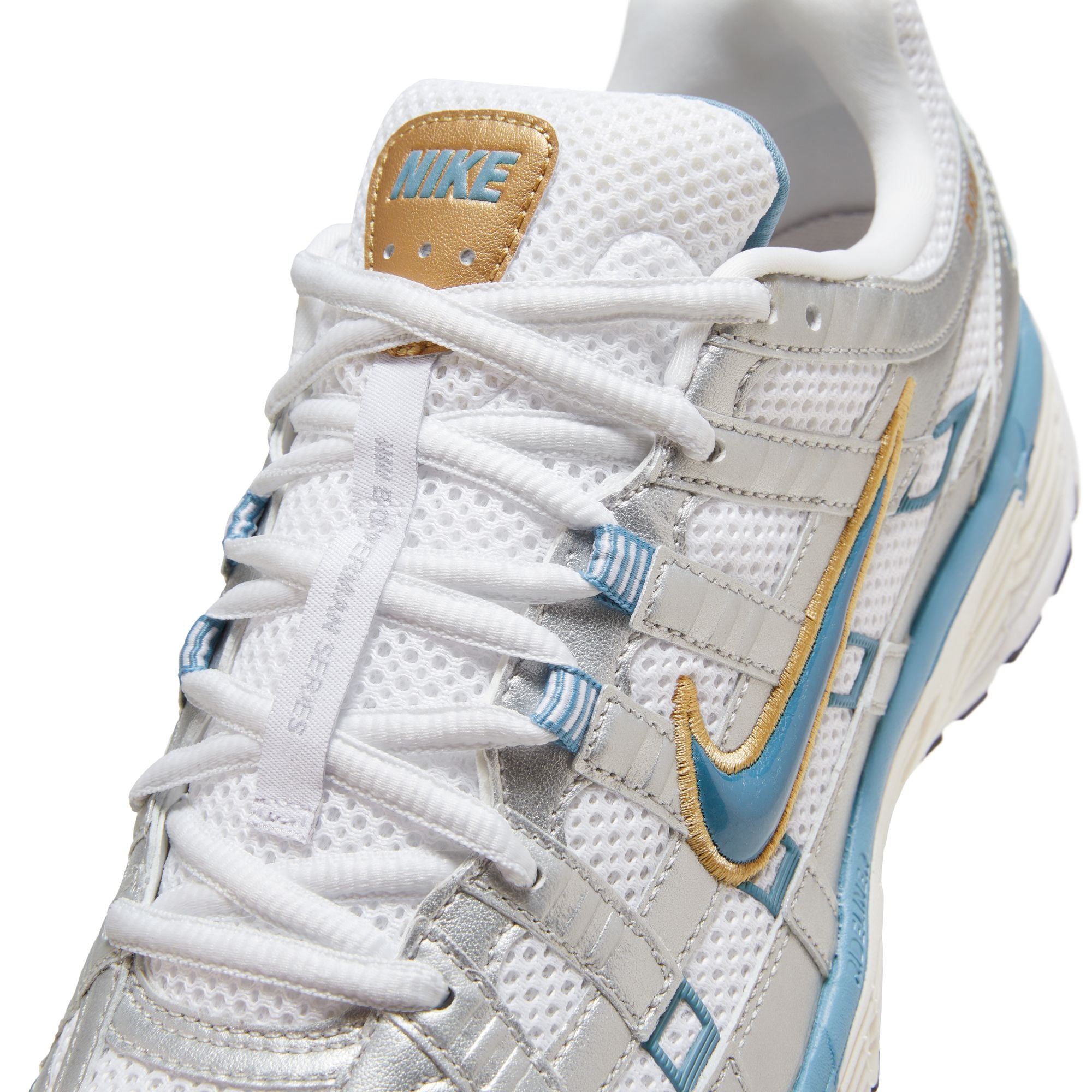Nike- P-6000 Metallic Silver/Blue/Gold