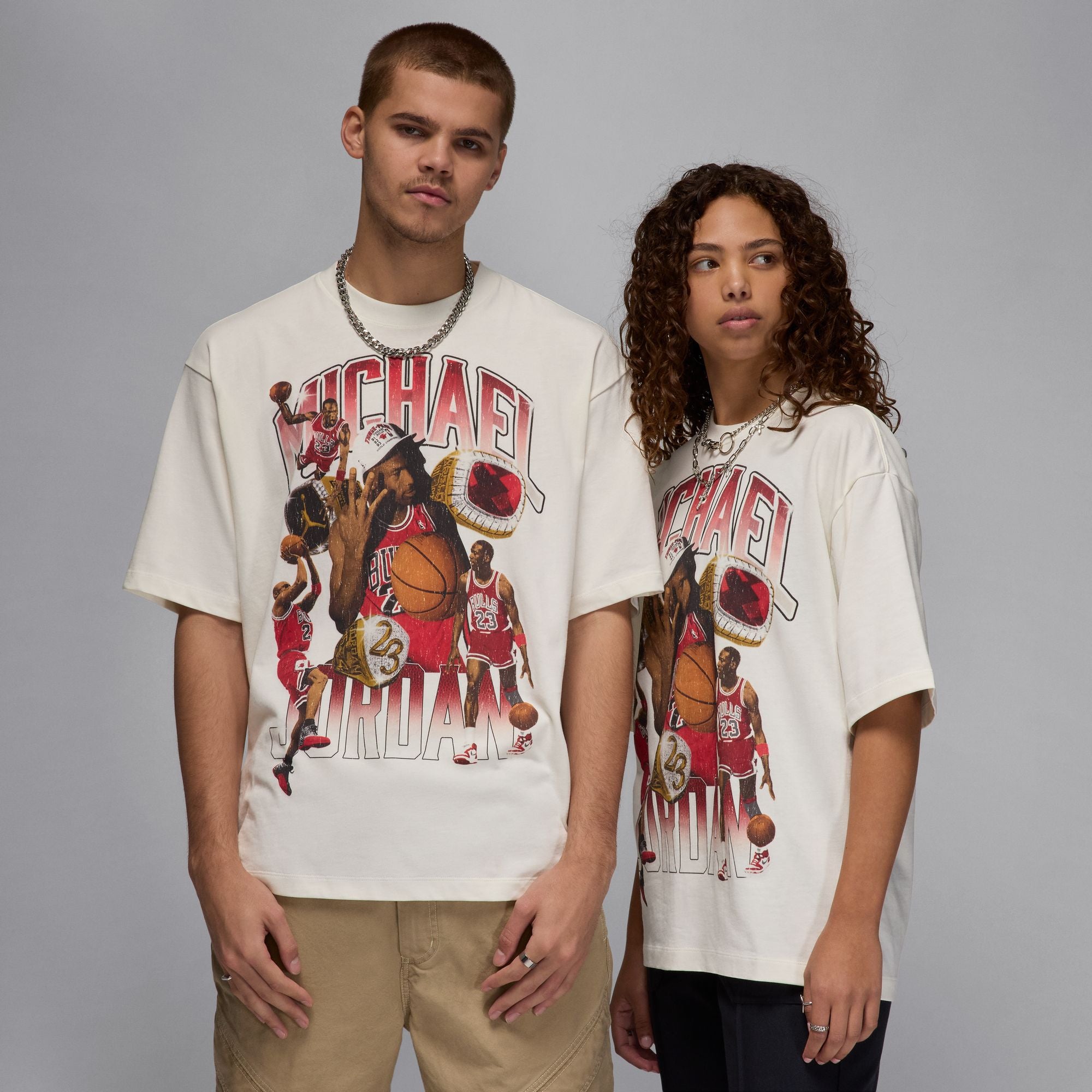 Tシャツ・カットソー Nike Jordan Flight Essentials Men's Oversized T-Shirt HM7131 Nike - Oversized Jordan Flight Essential Tee ~ White