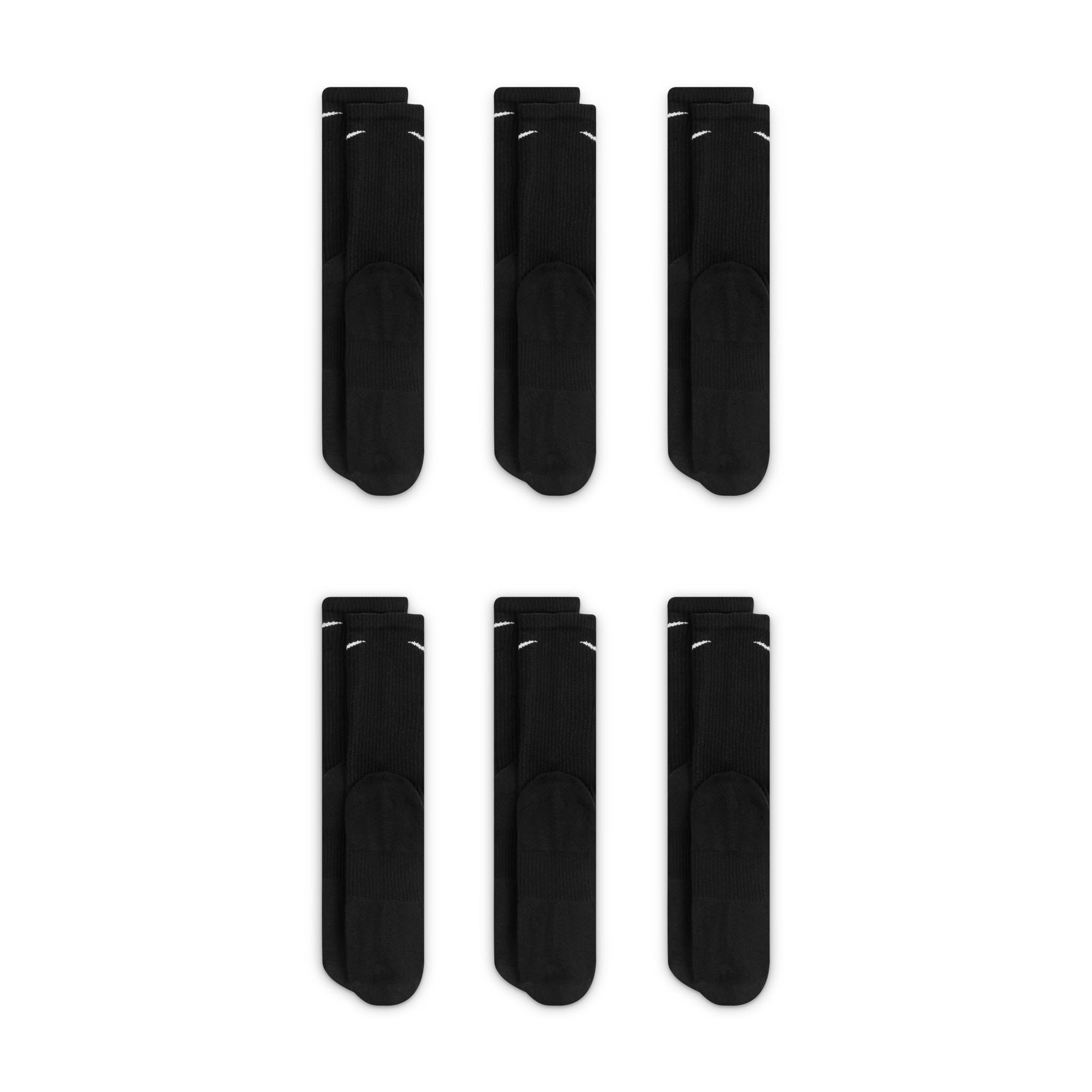 Nike - Everyday Crew Socks Black