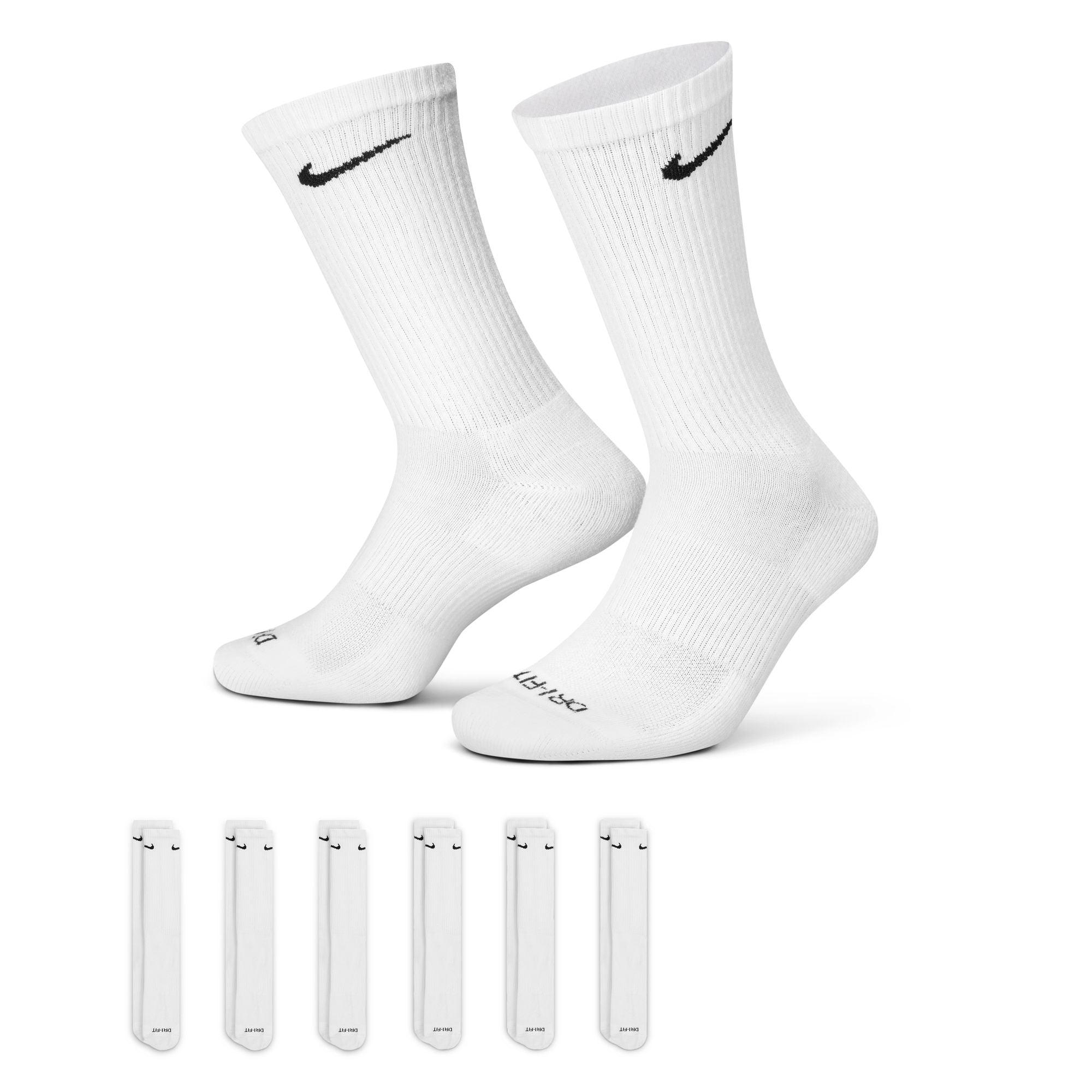 Nike - Everyday Crew Socks ~ White