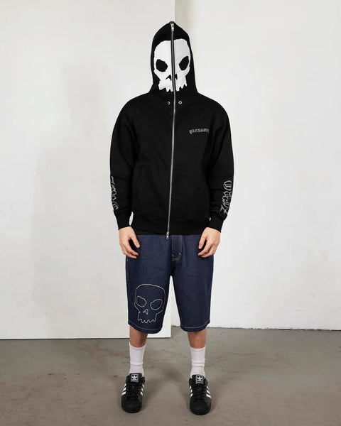 Pleasures - Balaclava Zip Hoodie Black