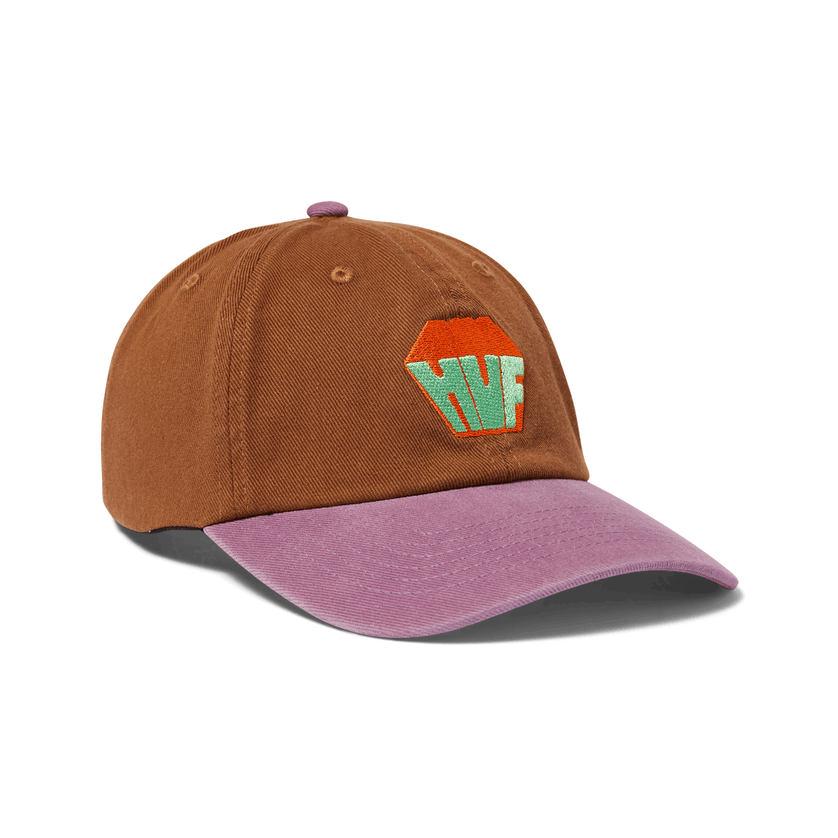 HUF - Big Block Washed 6 Panel Hat Brown