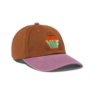 HUF - Big Block Washed 6 Panel Hat ~ Brown