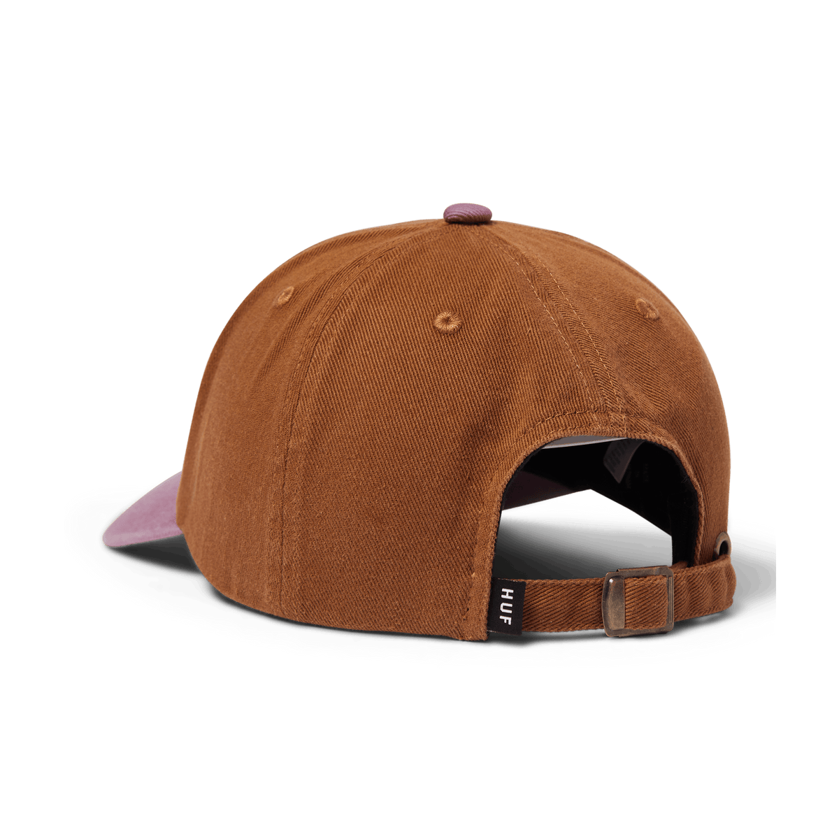 HUF - Big Block Washed 6 Panel Hat Brown