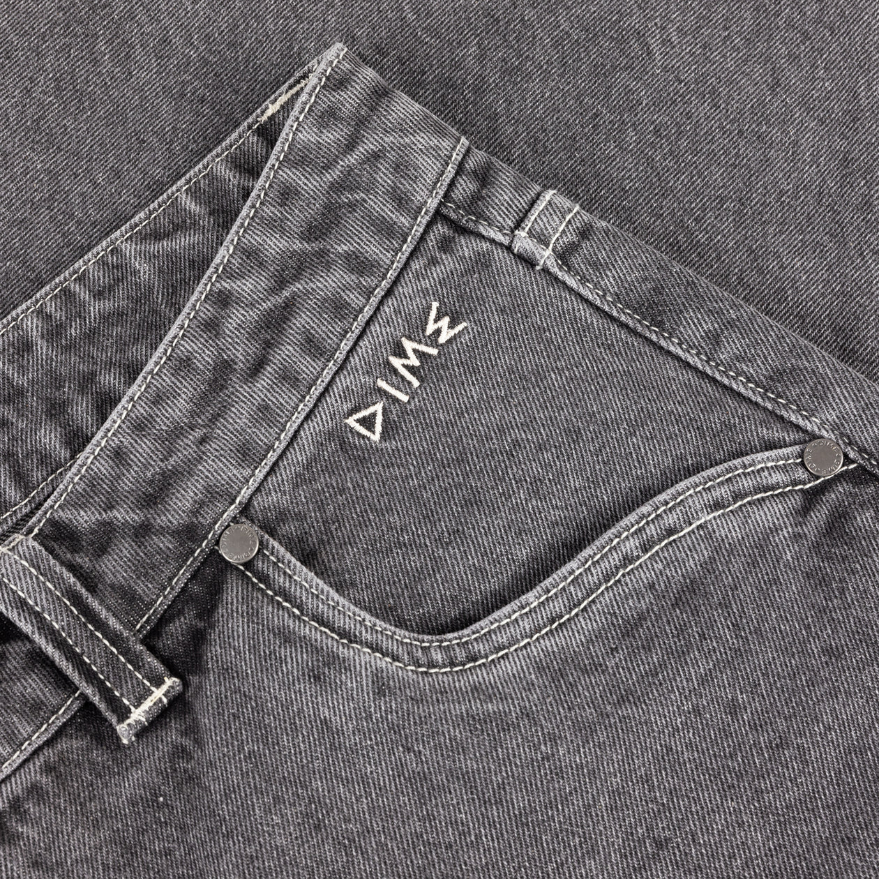 Dime - Baggy Wink Denim Pants Faded Black-5
