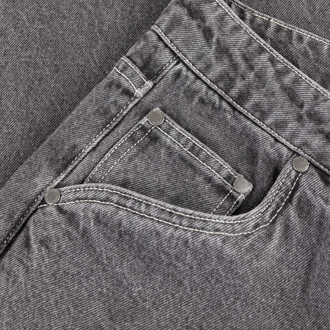 Dime - Baggy Wink Denim Pants Faded Black-7