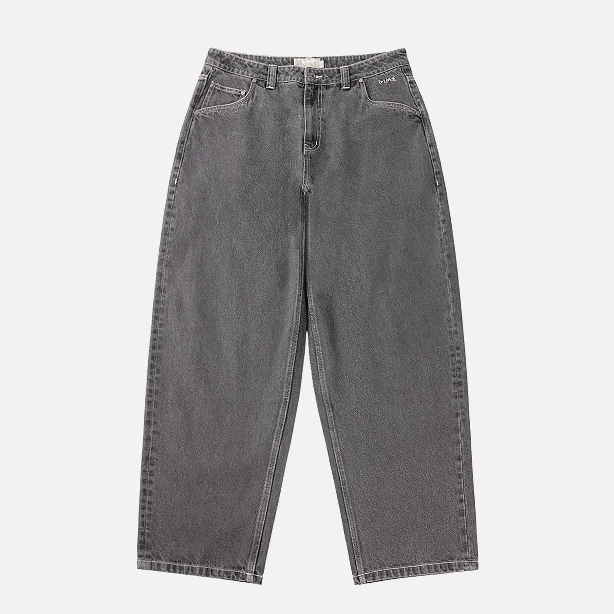 Dime - Baggy Wink Denim Pants Faded Black-4