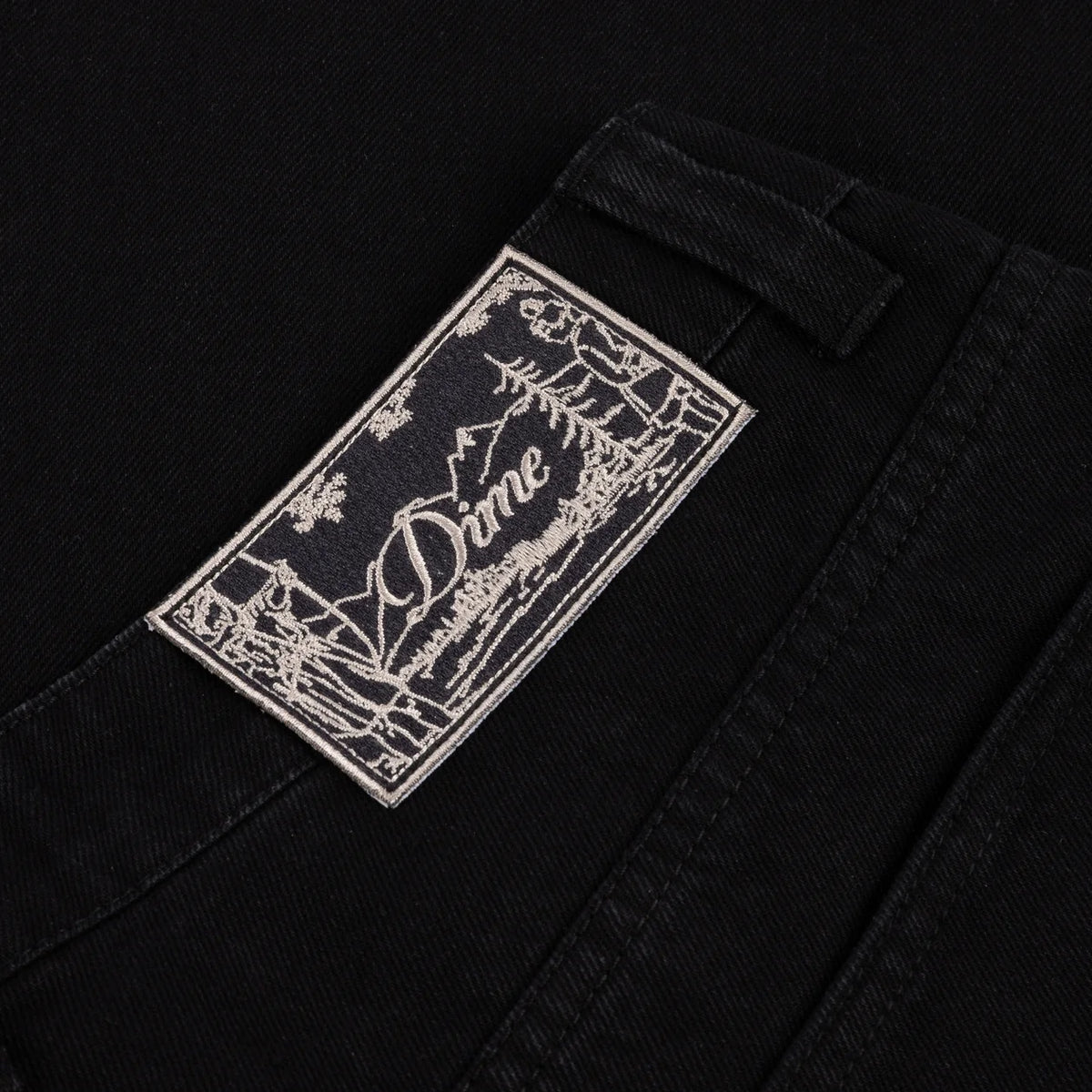 Dime - Baggy Denim Pants Black